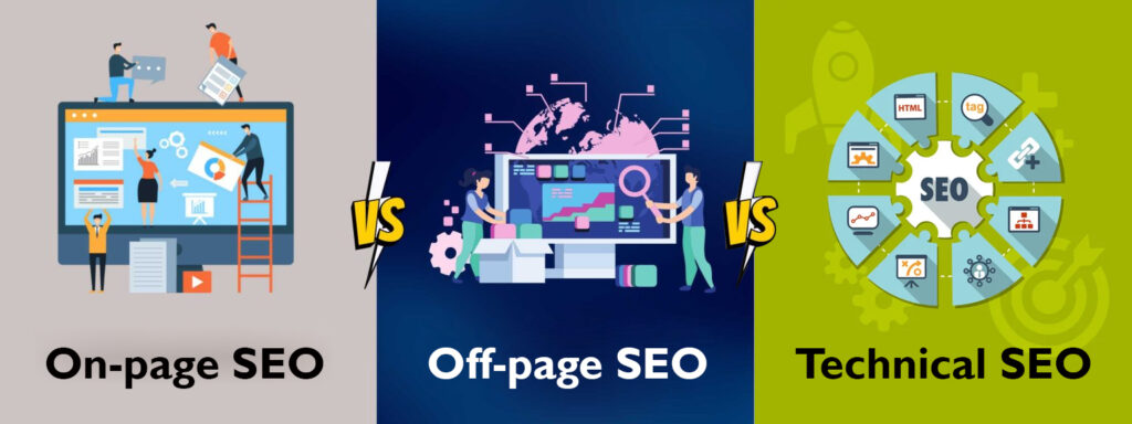 Technical SEO vs On-Page-SEO vs Off-Page-SEO